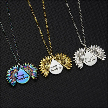 Crazycritter ™ Sunflower Hearts Necklace