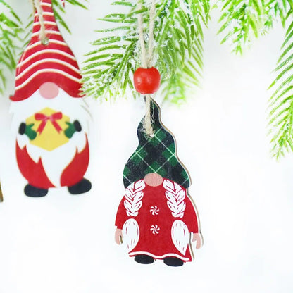 Crazycritter ™Christmas Tree Gnome Ornaments