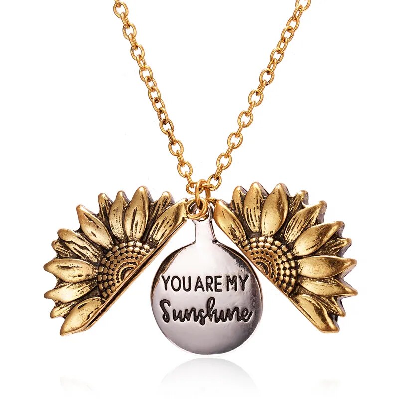 Crazycritter ™ Sunflower Hearts Necklace