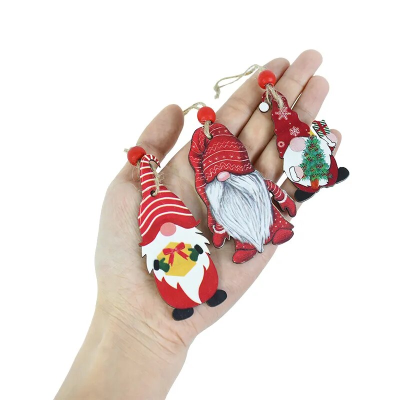 Crazycritter ™Christmas Tree Gnome Ornaments