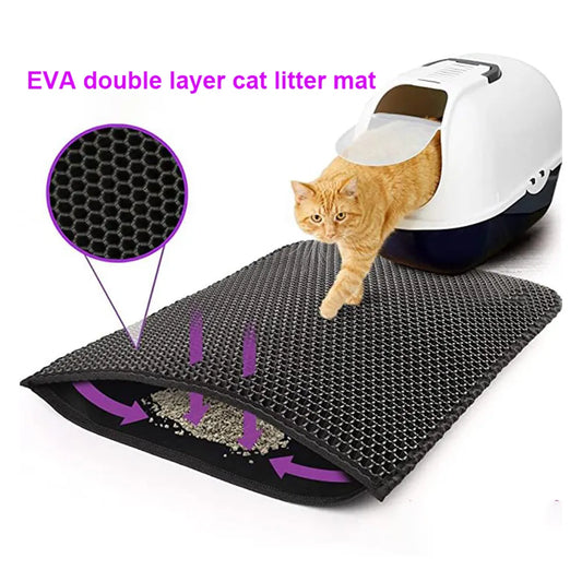 Crazycritter ™Waterproof  Cat Litter Box Mat