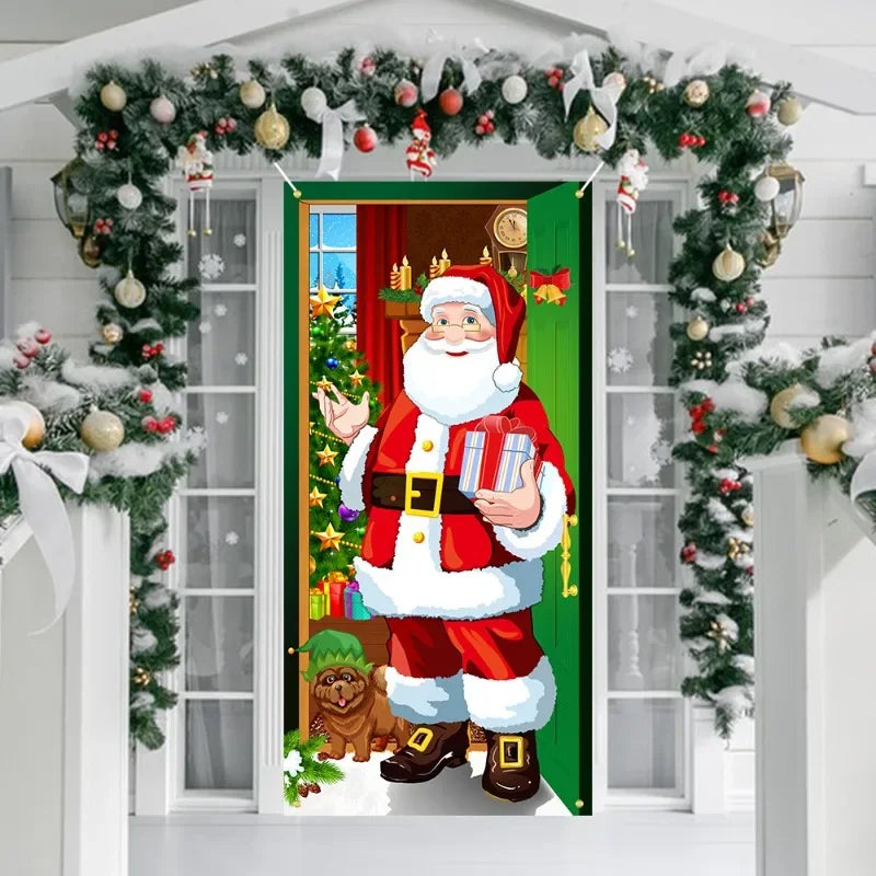 Crazycritter ™ Festive Christmas Door Tapestry.