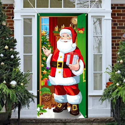 Crazycritter ™ Festive Christmas Door Tapestry.