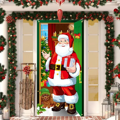 Crazycritter ™ Festive Christmas Door Tapestry.