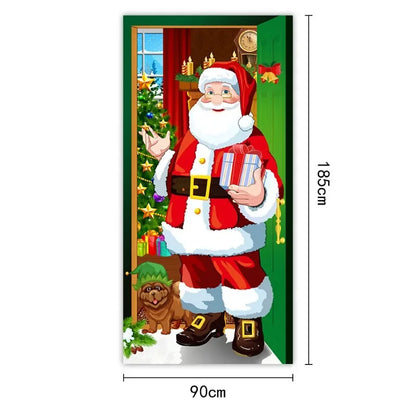 Crazycritter ™ Festive Christmas Door Tapestry.