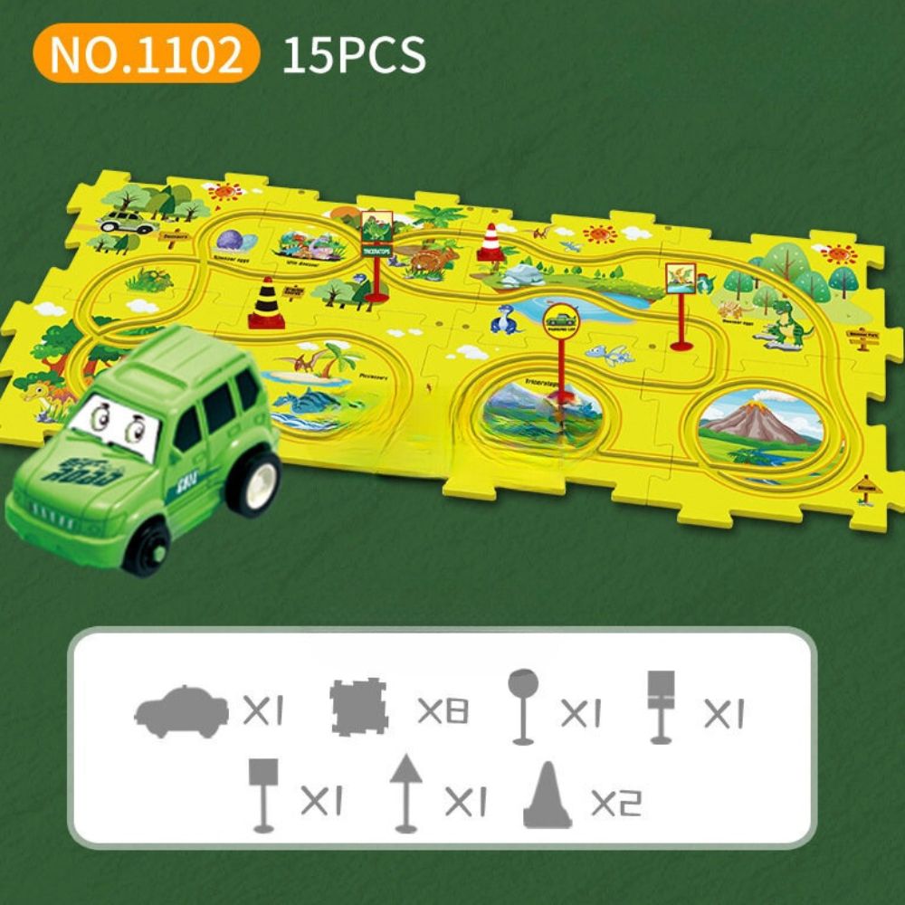 Crazycritter™ Electric Railroad Puzzle